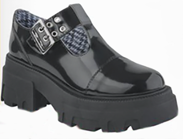ZAPATOS PUNK DE PLATAFORMA CON TACON