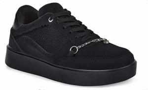 TENIS CASUALES DE SUELA ALTA CON CADENA