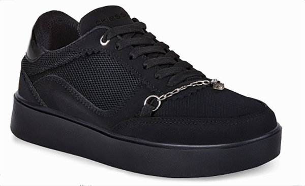 TENIS CASUALES DE SUELA ALTA CON CADENA