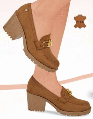 ZAPATOS DE PIEL CON TACON