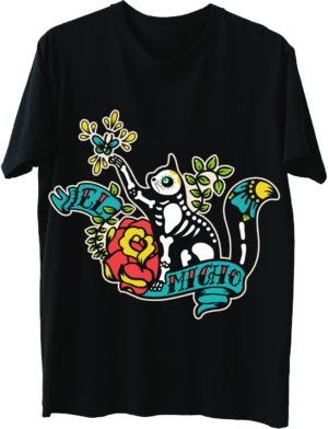 PLAYERA HALLOWEEN DIA DE MUERTOS 5