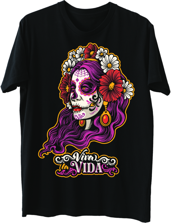 PLAYERA HALLOWEEN DIA DE MUERTOS 12