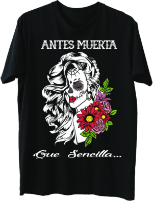 PLAYERA HALLOWEEN DIA DE MUERTOS 13
