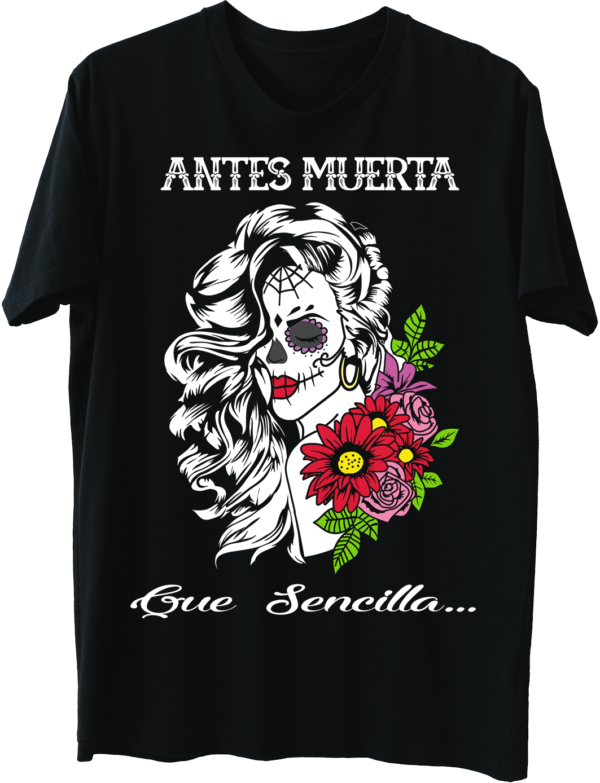 PLAYERA HALLOWEEN DIA DE MUERTOS 13