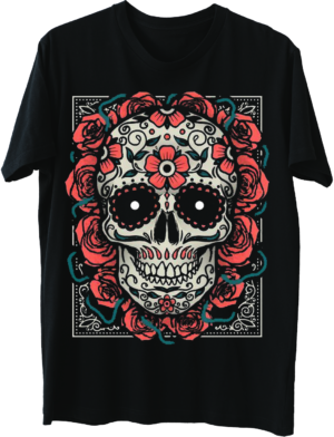 PLAYERA HALLOWEEN DIA DE MUERTOS 15