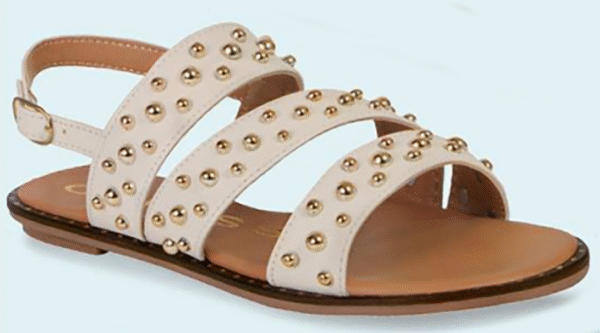 SANDALIAS CON APLICACIONES METALICAS