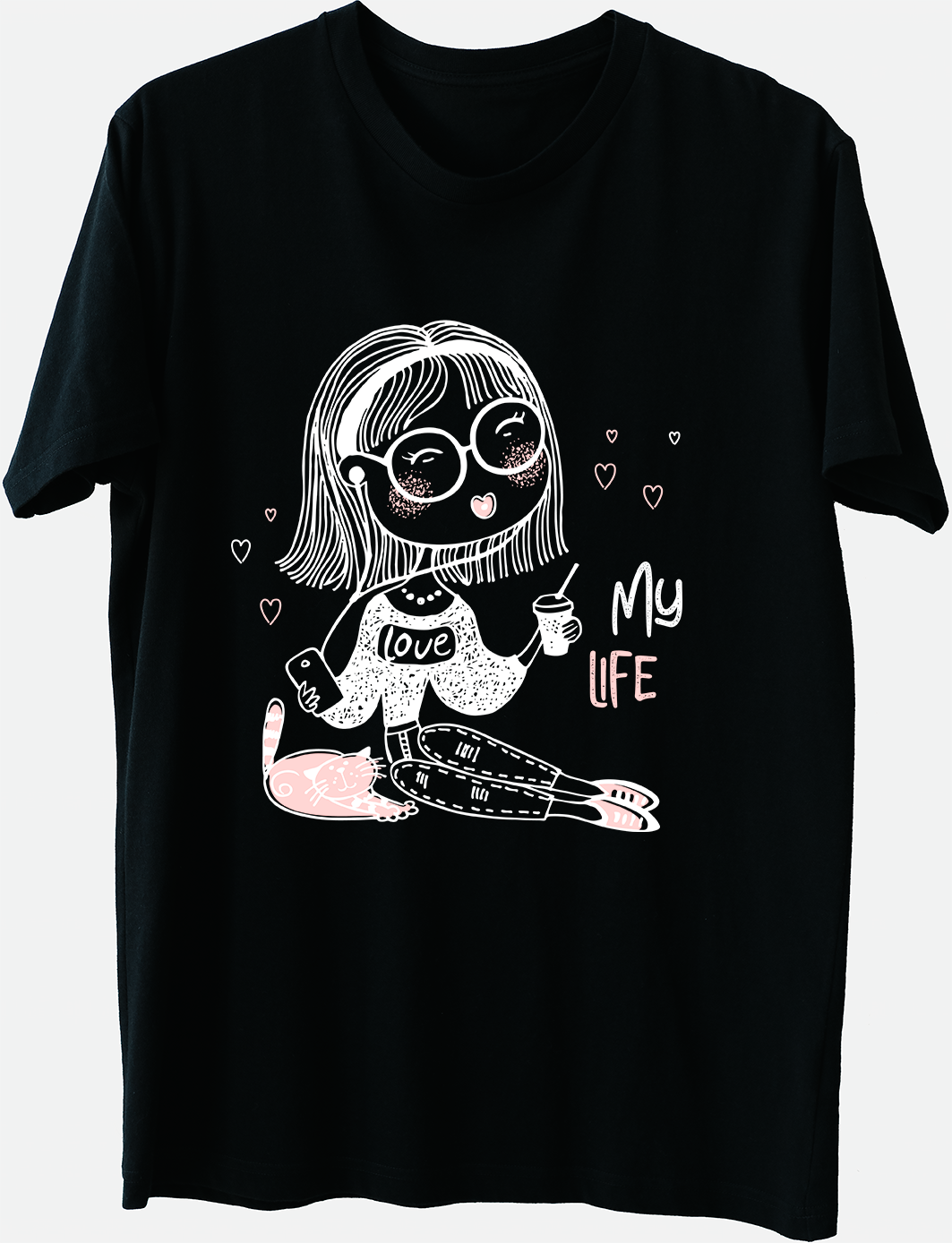 PLAYERA ESTAMPADA CUELLO REDONDO